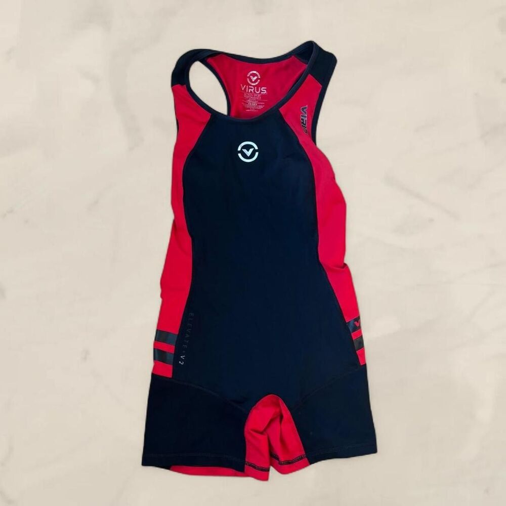 Virus Elevate V2 Singlet black and red size medium